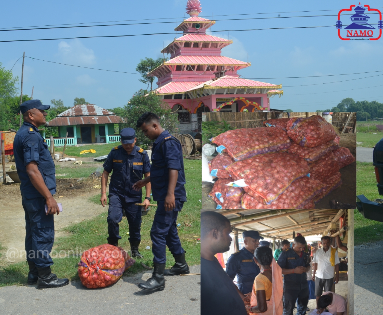 भन्सार छली ल्याएको १ लाख भन्दाबढीको प्याज देवानगञ्जबाट प्रहरीको नियंत्रणमा